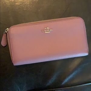 Coach accordion zip wallet